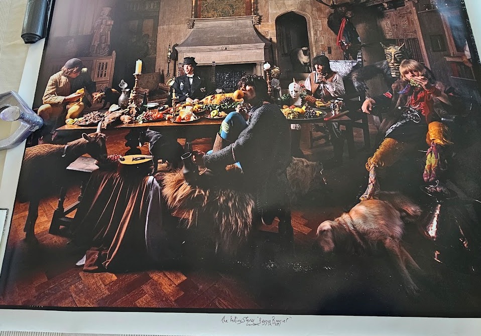 Keith Orange at Sarum Chase: The Rolling Stones' 1968 'Beggar's Banquet' Session - Limited Edition Grand Print by Michael Joseph