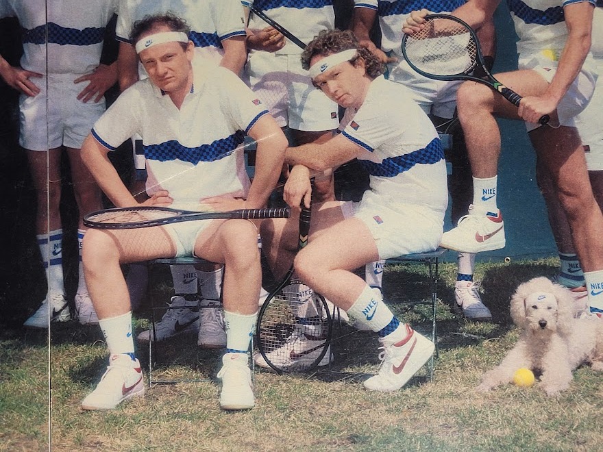 McEnroe lookalike ad, "Now anyone can look like McEnroe" Nike campaign by Michael Joseph