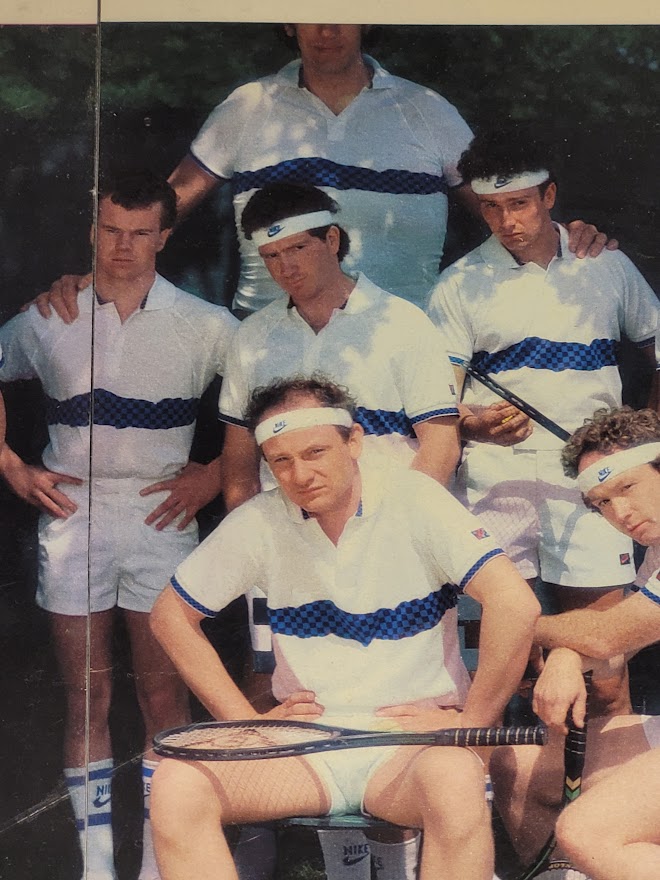 McEnroe lookalike ad, "Now anyone can look like McEnroe" Nike campaign by Michael Joseph