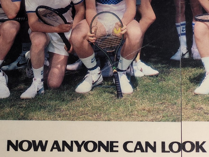 McEnroe lookalike ad, "Now anyone can look like McEnroe" Nike campaign by Michael Joseph