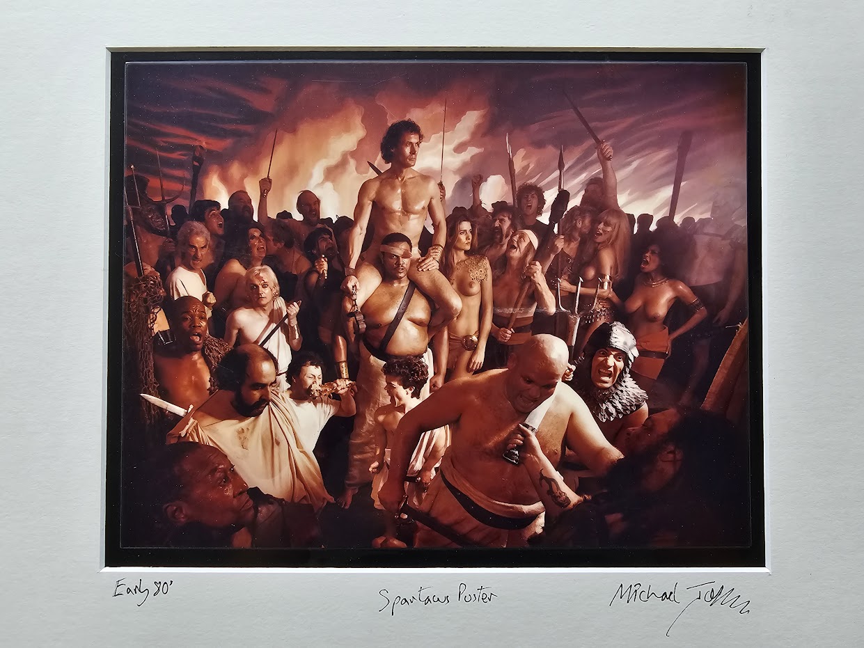 Spartacus laminated colour print, by Michael Joseph