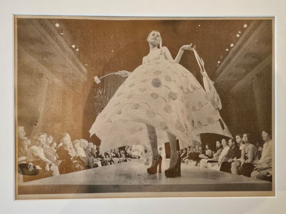 Funky dress from the Royal College of Art Fashion Show by Michael Joseph