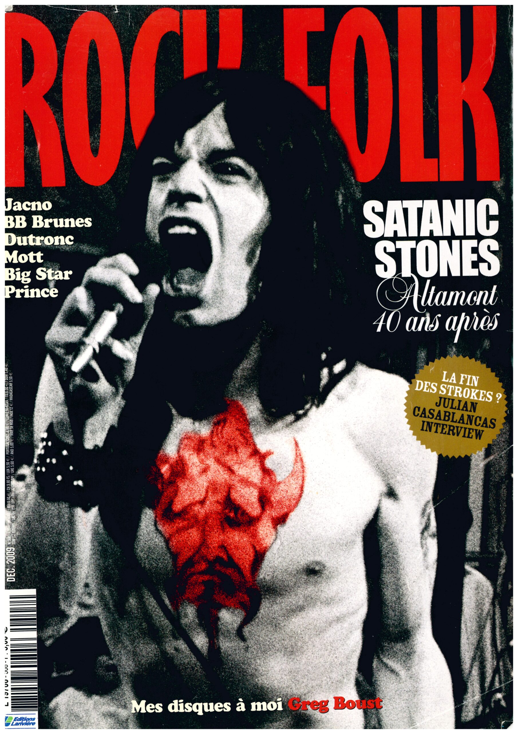 Condoléances pour le diable, article dans magasine Rock Français par Philippe Manoeuvre sujet Rolling Stones Beggars' Banquet