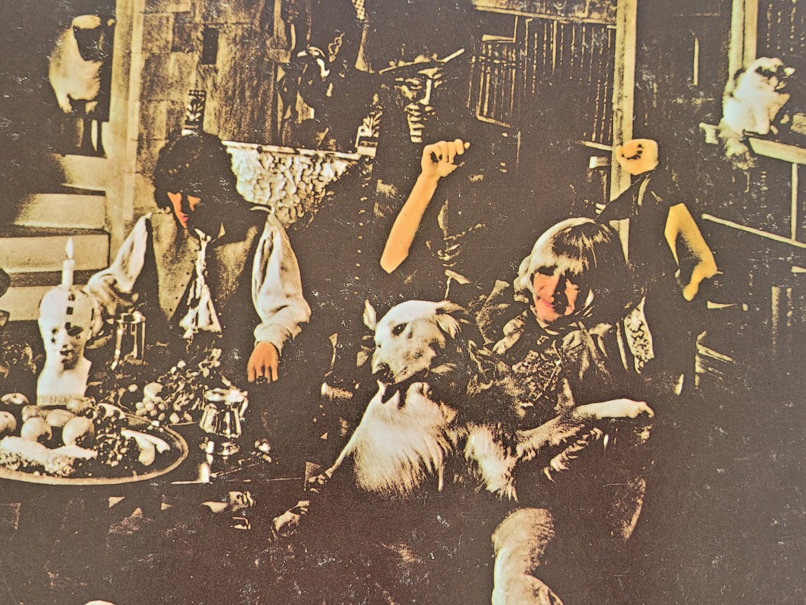 Album Vinyl Beggars Banquet - signé par le photographe, musique par les Rolling Stones, photo prise à Sarum Chase