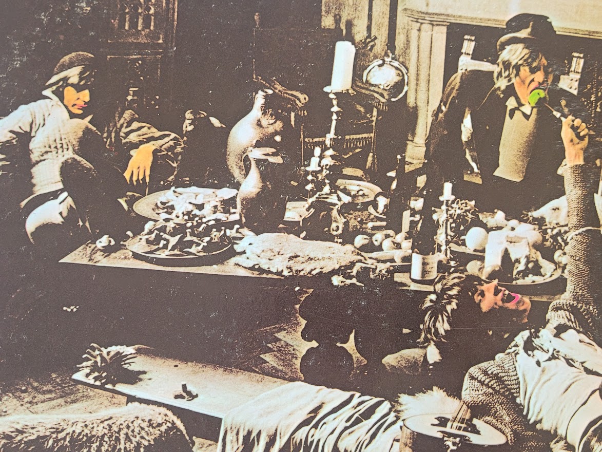Album Vinyl Beggars Banquet - signé par le photographe, musique par les Rolling Stones, photo prise à Sarum Chase