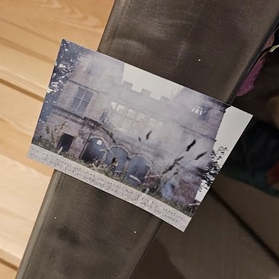 Magnet Out-take Smoky at Swarkestone, Aimant de base photo par Michael Joseph avec extrait de chanson Rolling Stones