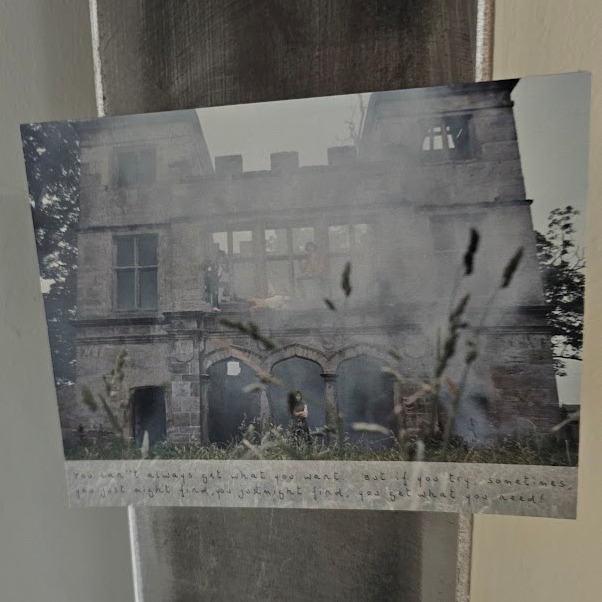 Magnet Out-take Smoky at Swarkestone, Aimant de base photo par Michael Joseph avec extrait de chanson Rolling Stones