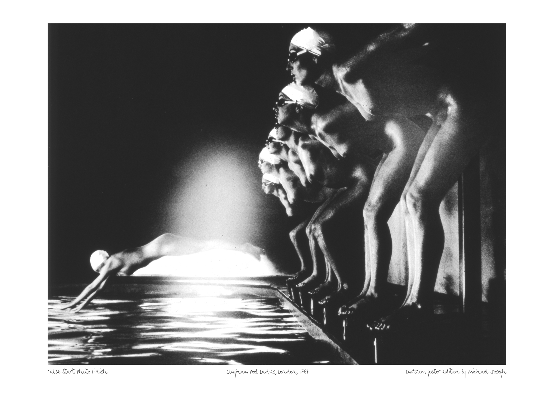 Faux départ - affiche de la série "Pool Ladies" pour US Playboy interview photo-shoot par Michael Joseph