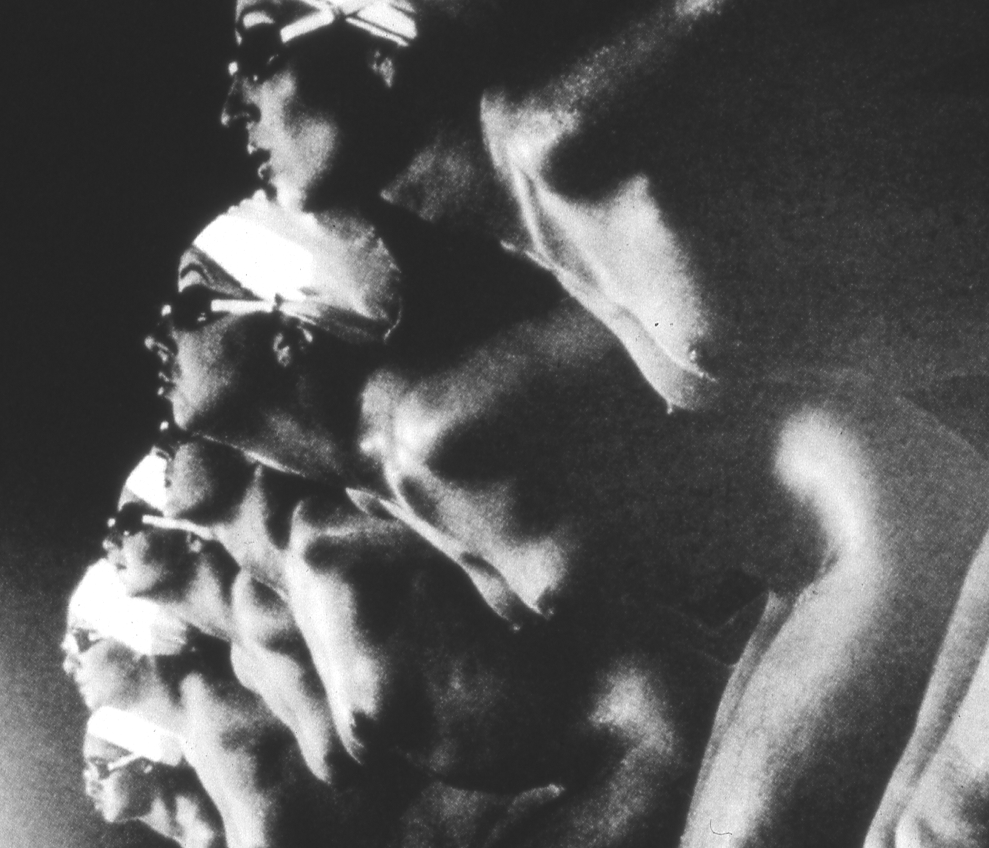 Faux départ - affiche de la série "Pool Ladies" pour US Playboy interview photo-shoot par Michael Joseph