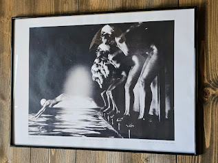 Faux départ - affiche de la série "Pool Ladies" pour US Playboy interview photo-shoot par Michael Joseph