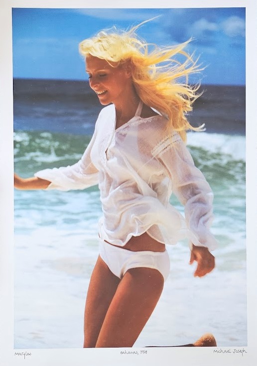 Marylou, affiche - issue de la série Bahama Beach Blonde, années 1970 par Michael Joseph